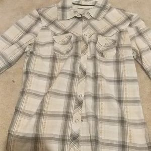 Off-white flannel long sleeve